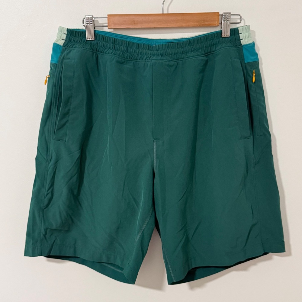 Birddogs Boom For Your Boomstick Shorts Men XL Long Green Liner Athletic Workout
